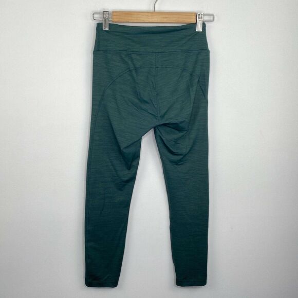 Outdoor Voices Womens Green Mid Rise Ankle Leggings Size S Workout Compression - Picture 6 of 6